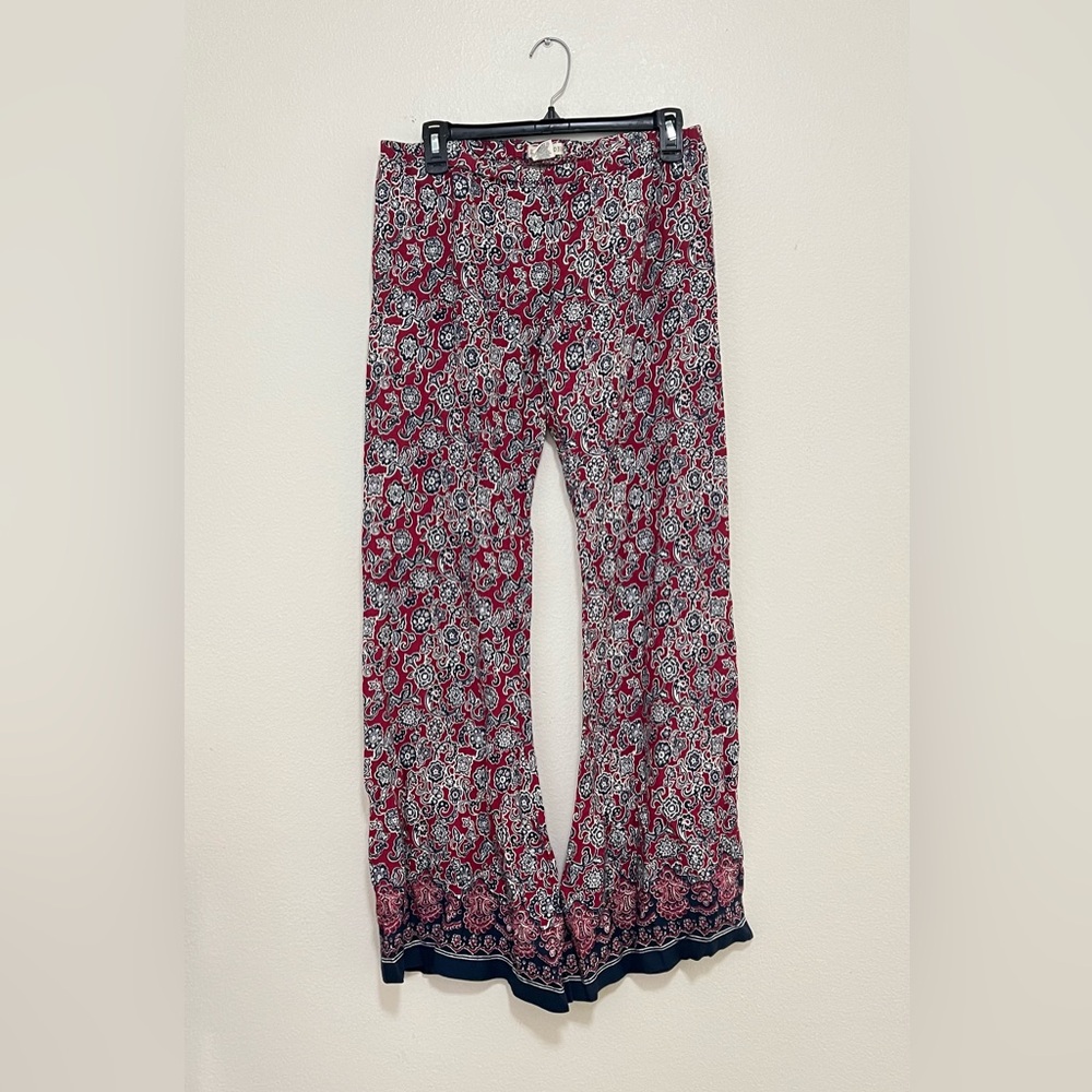 Billabong boho floral printed palazzo pants